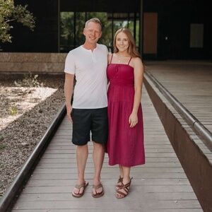 Old Navy Fuchsia Smocked midi Dress